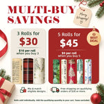 Holiday Wrapping Paper Roll