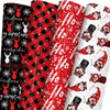 Black Christmas Wrapping Paper
