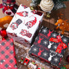 Black Christmas Wrapping Paper