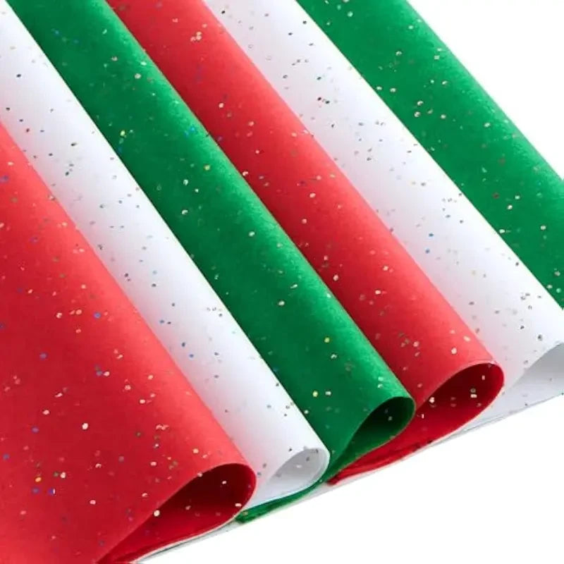 Glitter Christmas Tissue Paper