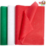 Glitter Christmas Tissue Paper
