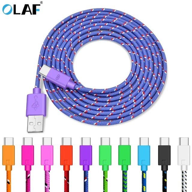 Nylon Braided USB Type C Cable
