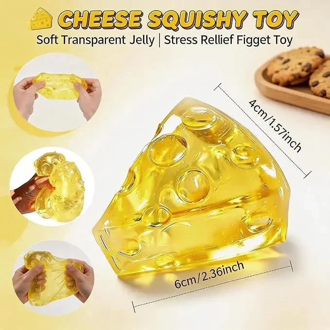 Cheese Sugar Squishy Stress Ball