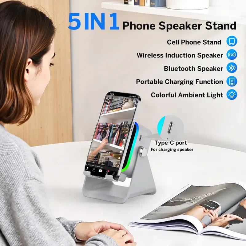 Wireless Induction Audio Bluetooth Speaker